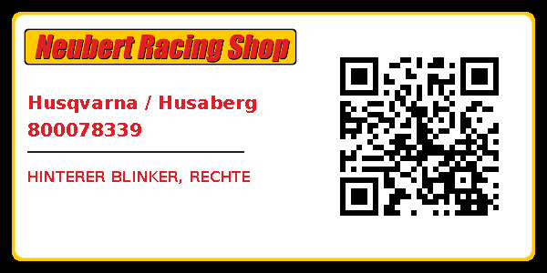 Husqvarna / Husaberg 800078339