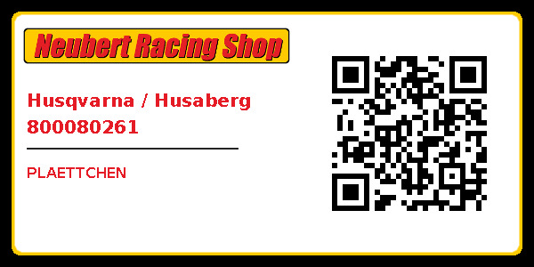 Husqvarna / Husaberg 800080261