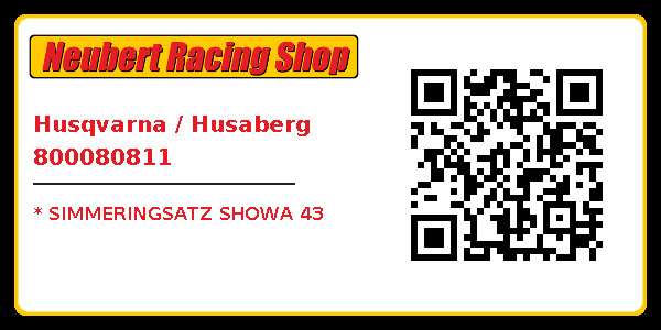 Husqvarna / Husaberg 800080811