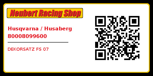 Husqvarna / Husaberg 80008099600