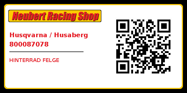 Husqvarna / Husaberg 800087078