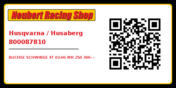 Husqvarna / Husaberg 800087810