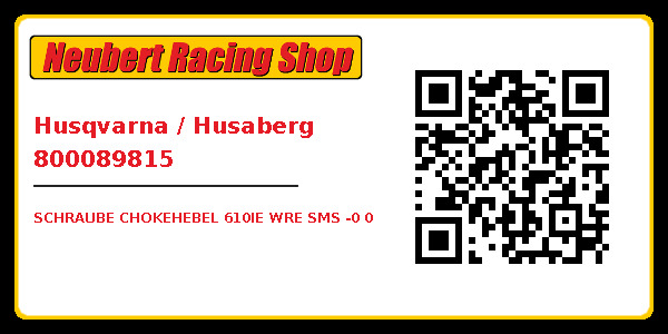 Husqvarna / Husaberg 800089815