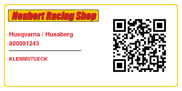 Husqvarna / Husaberg 800091243