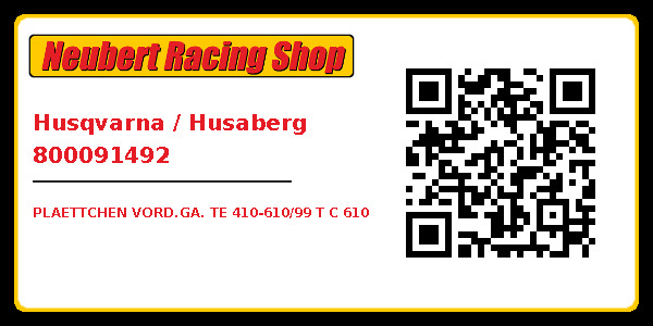 Husqvarna / Husaberg 800091492