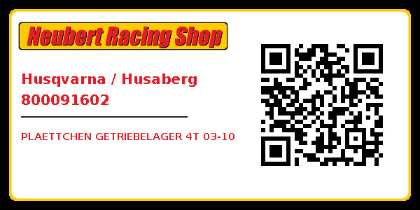 Husqvarna / Husaberg 800091602