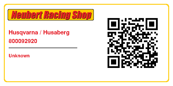 Husqvarna / Husaberg 800092920