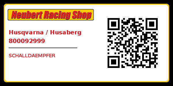 Husqvarna / Husaberg 800092999