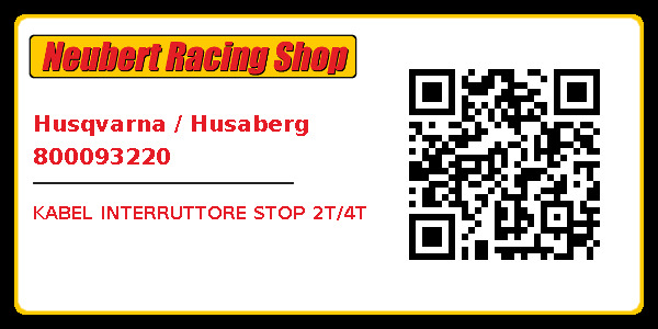 Husqvarna / Husaberg 800093220