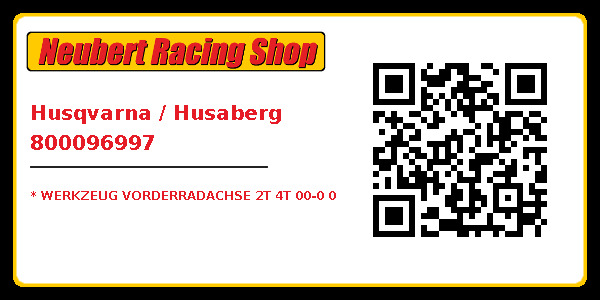 Husqvarna / Husaberg 800096997