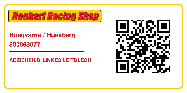 Husqvarna / Husaberg 800098077