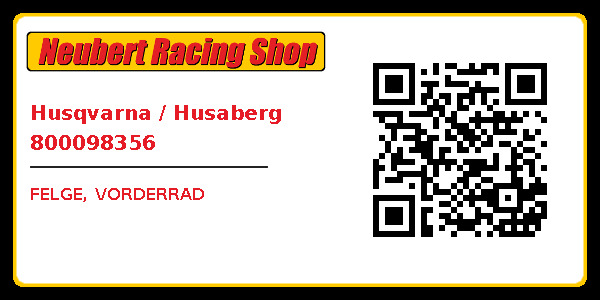 Husqvarna / Husaberg 800098356