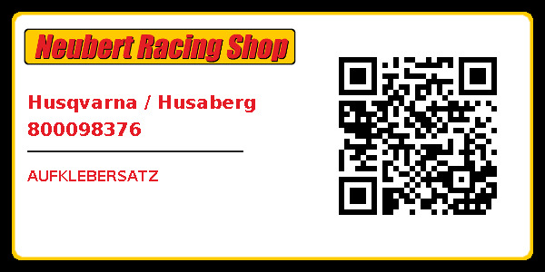 Husqvarna / Husaberg 800098376