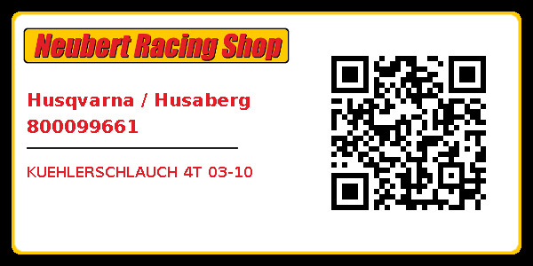 Husqvarna / Husaberg 800099661