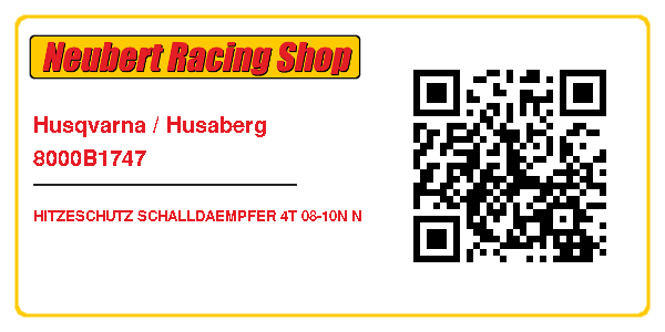 Husqvarna / Husaberg 8000B1747