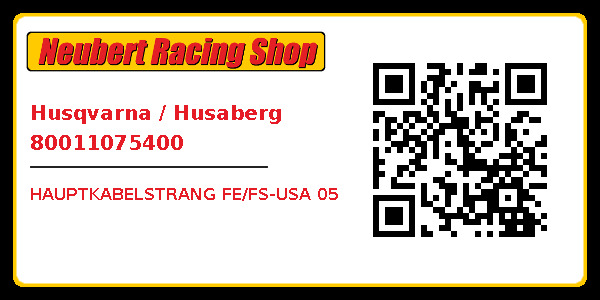 Husqvarna / Husaberg 80011075400