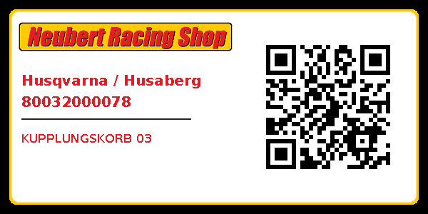 Husqvarna / Husaberg 80032000078
