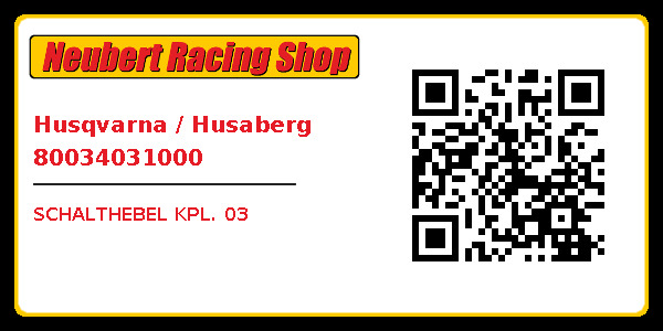 Husqvarna / Husaberg 80034031000