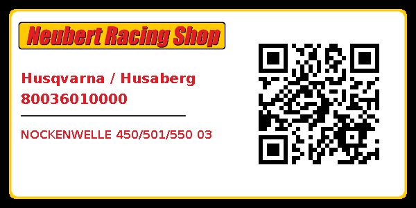Husqvarna / Husaberg 80036010000
