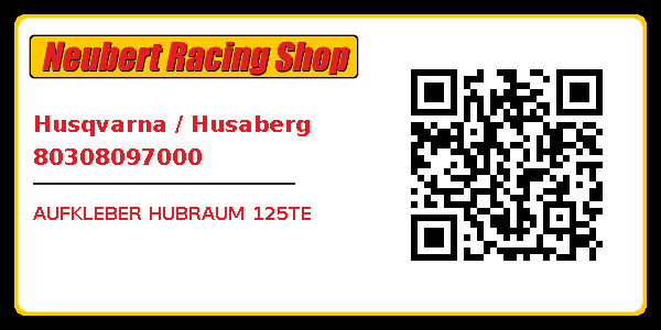Husqvarna / Husaberg 80308097000