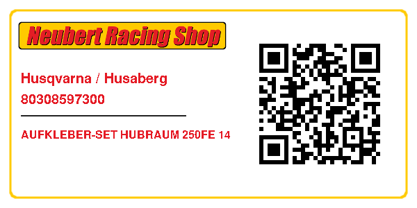 Husqvarna / Husaberg 80308597300