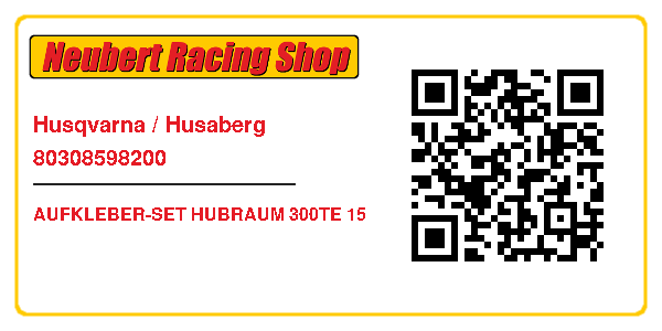 Husqvarna / Husaberg 80308598200