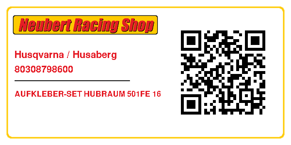 Husqvarna / Husaberg 80308798600