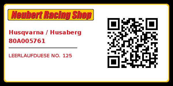 Husqvarna / Husaberg 80A005761