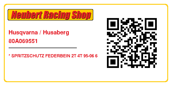 Husqvarna / Husaberg 80A069551