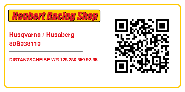 Husqvarna / Husaberg 80B038110