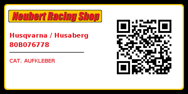 Husqvarna / Husaberg 80B076778