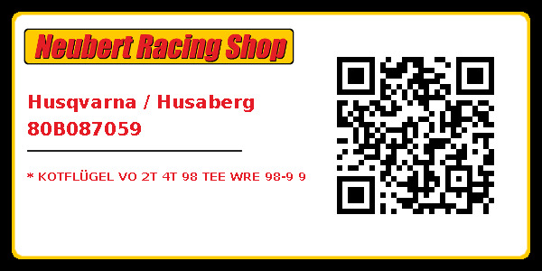 Husqvarna / Husaberg 80B087059