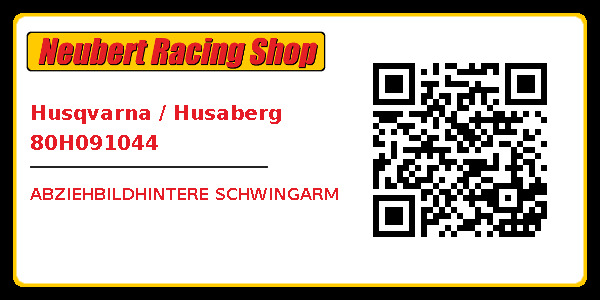 Husqvarna / Husaberg 80H091044