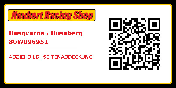 Husqvarna / Husaberg 80W096951