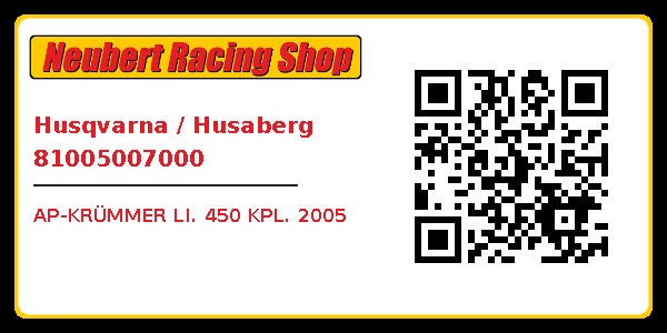 Husqvarna / Husaberg 81005007000
