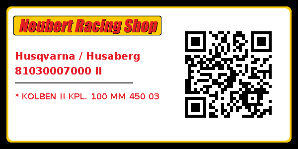 Husqvarna / Husaberg 81030007000 II