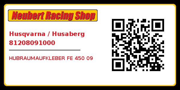 Husqvarna / Husaberg 81208091000
