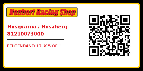 Husqvarna / Husaberg 81210073000