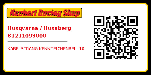Husqvarna / Husaberg 81211093000