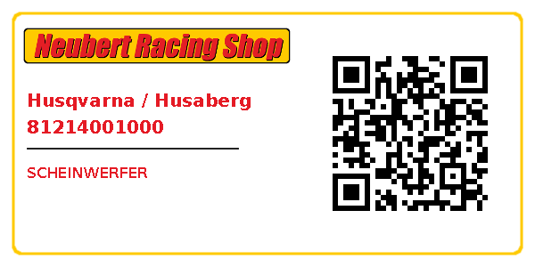 Husqvarna / Husaberg 81214001000