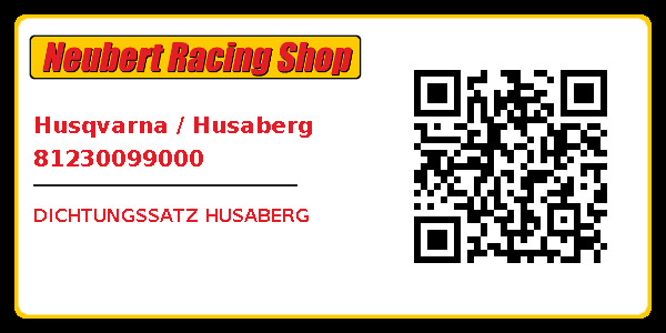 Husqvarna / Husaberg 81230099000