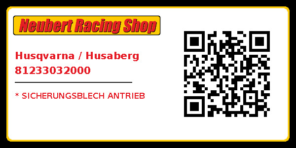 Husqvarna / Husaberg 81233032000