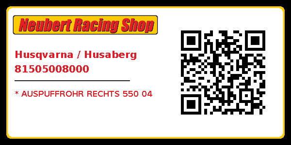 Husqvarna / Husaberg 81505008000