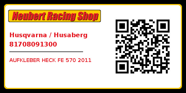 Husqvarna / Husaberg 81708091300