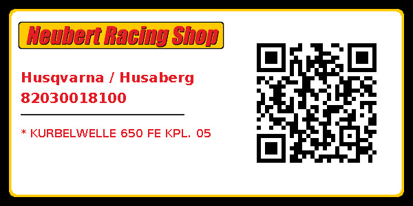 Husqvarna / Husaberg 82030018100