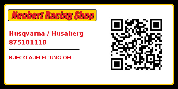 Husqvarna / Husaberg 87510111B