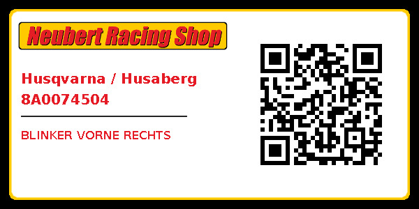 Husqvarna / Husaberg 8A0074504