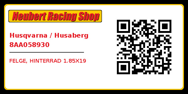 Husqvarna / Husaberg 8AA058930