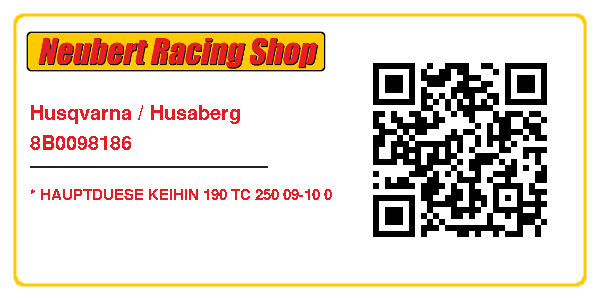 Husqvarna / Husaberg 8B0098186