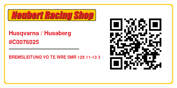 Husqvarna / Husaberg 8C0076025